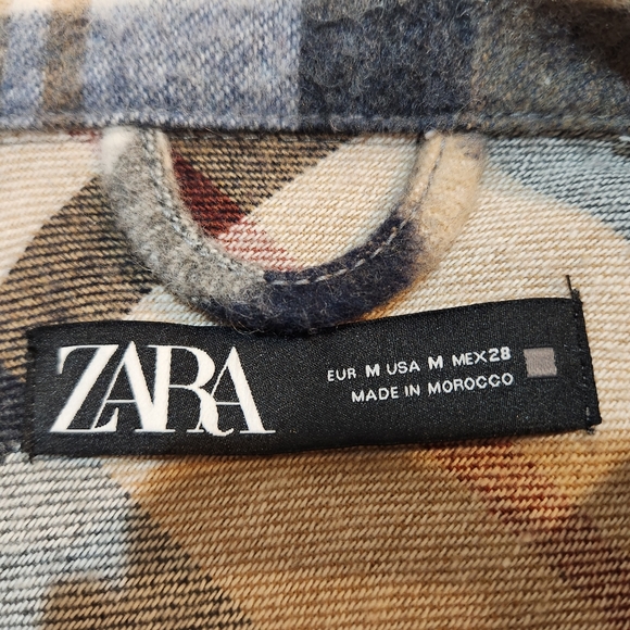 Zara oversized shirt plaid - Picture 2 of 4